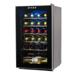 Black+Decker Compressor Wine Cellar, 24-Bottle Capacity, Black/Gray