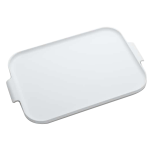 American Metalcraft Melamine Platters, 12-1/2in x 19-3/8in, White, Pack Of 8 Platters