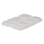 Cambro Translucent Serving Tray Lids, 10in x 14-3/16in, Clear, Pack Of 24 Lids