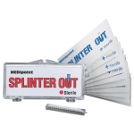 First Aid Only Splinter Out Refill For SmartCompliance General Business Cabinets, 3in, Box Of 10 Splinter Removers