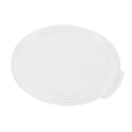 Cambro Round Container Cover, 2-4 Quart, 1in x 8in x 8in, White