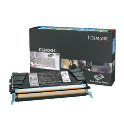 Lexmark C5240KH High-Yield Return Program Black Toner Cartridge