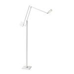 Adesso ADS360 Cooper LED Floor Lamp, 69inH, Matte White