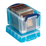 Really Useful Box Plastic Storage Container, 3.0 Liters, Clear