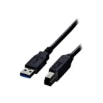 Comprehensive USB 3.0 A Male To B Male Cable 6ft. - 6 ft USB/USB-B Data Transfer Cable for Printer, Scanner, Keyboard, PC, MAC, Computer - Nickel Plated Connector - 28 AWG - Black