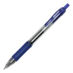 SKILCRAFT Zebra Retractable Gel Pens, Bold Point, 1.0 mm, Blue Barrel, Blue Ink, Pack Of 12 Pens