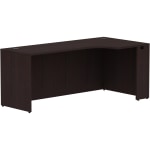 Lorell 72inW Right-Corner Credenza Computer Desk, Espresso