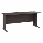 Bush Business Furniture Studio A 72inW Computer Desk, Storm Gray, Standard Delivery