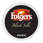 Folgers Single-Serve Coffee K-Cup Pods, Black Silk, Carton Of 24