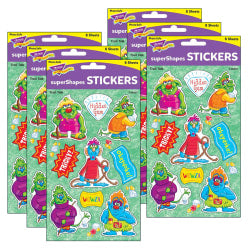 Trend superShapes Stickers, Colorful Sparkle Stars, 400 Stickers Per Pack, Set Of 6 Packs