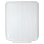 Better Houseware Dish Drain Board, 1-1/4inH x 15-1/2inW x 19-1/2inD, White