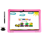 Linsay F10IPS Tablet, 10.1in Screen, 2GB Memory, 64GB Storage, Android 13, Kids Pink