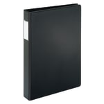 Cardinal Slant-D Legal-Size 3-Ring Binder, 1in Slant Rings, Black