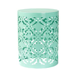 Baxton Studio Jamila Outdoor Side Table, 18-5/16inH x 13-1/4inW x 13-1/4inD, Aqua