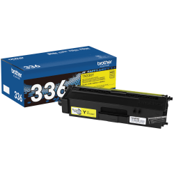 Brother TN-336 High-Yield Yellow Toner Cartridge, TN-336Y