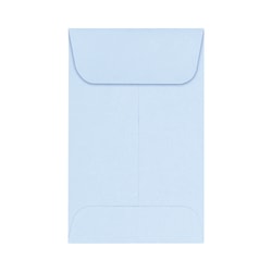 LUX Coin Envelopes, #1, Gummed Seal, Baby Blue, Pack Of 250