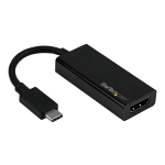 StarTech.com USB-C to HDMI Adapter - USB Type-C to HDMI Converter - 4K 60Hz - External video adapter - USB-C - HDMI - black - for P/N: TB3DK2DPM2, TB3DOCK2DPPD, TB3DOCK2DPPU, TB4CDOCK