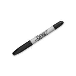 Sharpie Twin-Tip Permanent Marker, Black