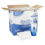 Sparkle Professional Series by GP PRO 2-Ply Kitchen Paper Towels, 70 Sheets Per Roll, Pack Of 30 Rolls