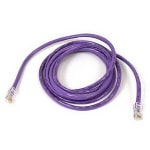 Belkin Cat. 5e UTP Crossover Cable - RJ-45 Male - RJ-45 Male - 9.84ft - Purple