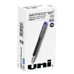 uni-ball Jetstream RT Retractable Ballpoint Pens, Bold Point, 1.0 mm, Black Barrel, Blue Ink, Pack Of 12