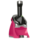 Edgecraft Yonanas Deluxe Non-Dairy Frozen Fruit Soft Serve Dessert Maker, 10-1/4in x 15-5/8in x 6-1/2in, Hot Pink