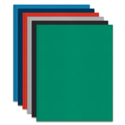 Office Depot Brand 2-Pocket Paper Folders with Prongs, Assorted Colors, Pack Of 24