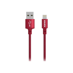 Kanex Premium DuraBraid - Lightning cable - USB male to Lightning male - 6.6 ft - red