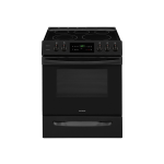 Frigidaire FFEH3054UB - Range - freestanding - niche - width: 30 in - depth: 24 in - height: 36 in - with self-cleaning - black