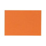 LUX Flat Cards, A1, 3 1/2in x 4 7/8in, Mandarin Orange, Pack Of 50