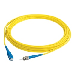 C2G 1m SC-ST 9/125 Simplex Single Mode OS2 Fiber Cable - LSZH - Yellow - 3ft - Patch cable - SC single-mode (M) to ST single-mode (M) - 1 m - fiber optic - simplex - 9 / 125 micron - OS2 - yellow