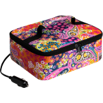 HOTLOGIC Portable Personal 12V Mini Oven, Paisley