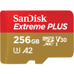 SanDisk Extreme PLUS microSDXC UHS-I card, 256GB