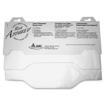 Impact Lever Dispensed Seat Covers - Quarter-fold - 125 / Pack - 24 / Carton - Paper - White