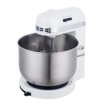 Brentwood 5-Speed Stand Mixer With 3.5 Qt Stainless Steel Mixing Bowl, 8-1/4inH x 11inW x 12inD, White