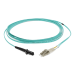 AddOn 7m LC to MT-RJ OM3 Aqua Patch Cable - Patch cable - MT-RJ/UPC multi-mode (M) to LC/UPC multi-mode (M) - 7 m - fiber optic - 50 / 125 micron - OM3 - halogen-free, molded, plenum - aqua