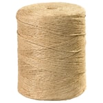 Partners Brand Jute Twine, 3 Ply, 84 Lb, 5,000ft, Natural