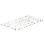 Cambro Camwear GN 1/1 Drain Shelves, 9/16inH x 18-5/16inW x 10-5/16inD, Clear, Pack Of 6 Shelves