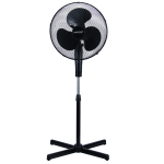 Optimus Kool Zone 16in Oscillating Fan, Black