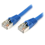 StarTech.com 10 ft Blue Snagless Shielded Cat5e Patch Cable - 10ft Cat5e Patch Cable - 10ft Cat 5e Patch Cable - 10ft Cat5e Patch Cord - 10ft RJ45 Patch Cable - 10ft Shielded Patch Cable