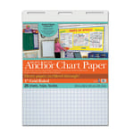 Pacon Heavy-Duty Anchor Chart Paper, 24in x 32in, Grid Ruled, 25 Sheets