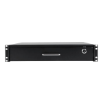 Tripp Lite 2U Locking Rackmount Storage Drawer Rack Enclosures/ Open Frame - Rack storage drawer - black - 2U - 19in