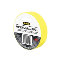 Scotch Expressions Decorative Masking Tape, 1in x 20 Yd., Yellow