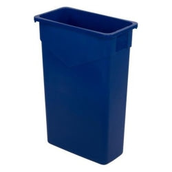 Carlisle TrimLine Waste Container, 23 Gallons, Blue