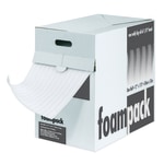 Foam Roll Dispenser Pack, 1/16in x 12in x 350ft, Perf At 12in