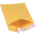 Office Depot Brand Kraft Self-Seal Bubble Mailers, #0, 6in x 10in, Pack Of 250