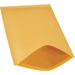 Partners Brand Kraft Heat-Seal Bubble Mailers, #6, 12 1/2in x 19in, Pack Of 50