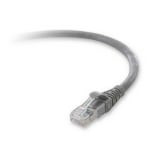 Belkin Cat.6a Patch Cord - RJ-45 Male - RJ-45 Male - 1ft - Gray