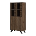 South Shore Helsy 31inW Storage Unit, Natural Walnut