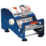 B O X Packaging Multi-Roll Tabletop Label Dispenser, 6in, Blue